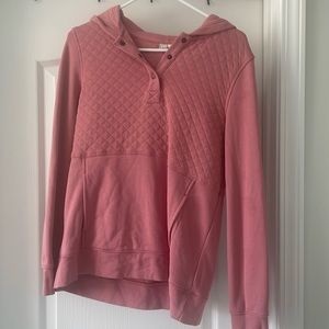 LL Bean quarter button sweater hoodie